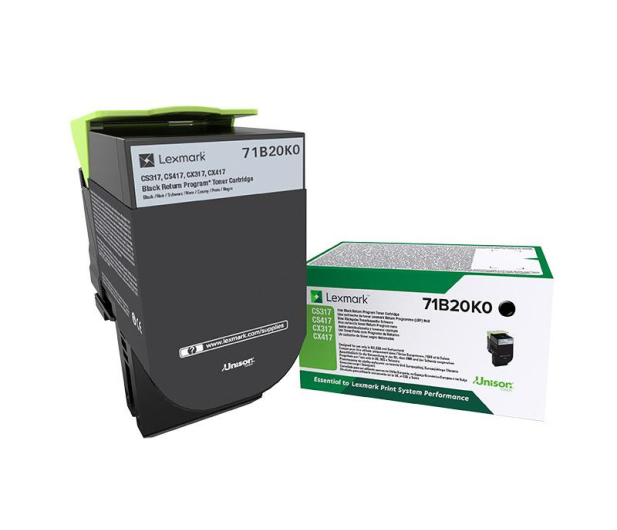 LEXMARK Toner 3k BK CS/CX3/4/51 7 71B20K0 - 358921 - zdjęcie